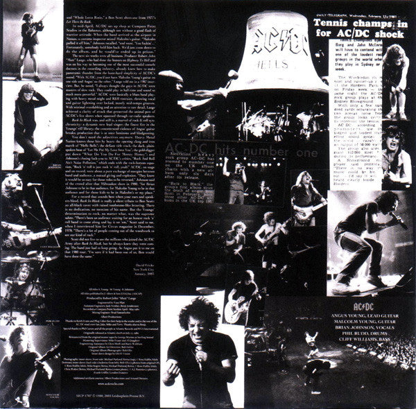 AC/DC - Back In Black (VINYL) | Mint (M) Mint (M)-