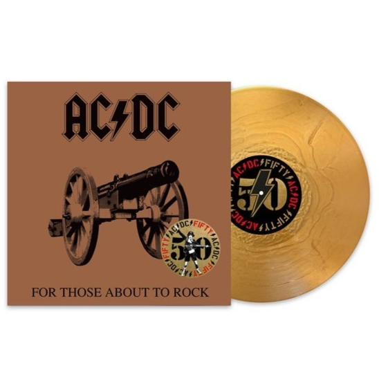 AC/DC - For Those About To Rock (50th Anniversary Edition, Gold Color Vinyl) [Import] | Mint (M) Mint (M)-