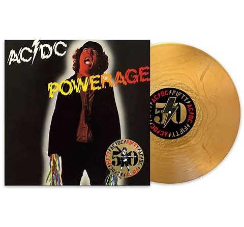 AC/DC - Powerage (50th Anniversary Edition, Gold Color Vinyl) [Import] | Mint (M) Mint (M)-