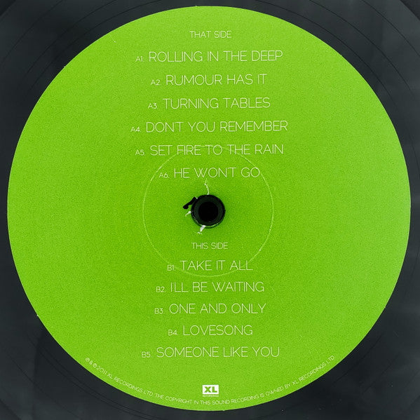 Adele (3) - 21 (VINYL) | Mint (M) Mint (M)