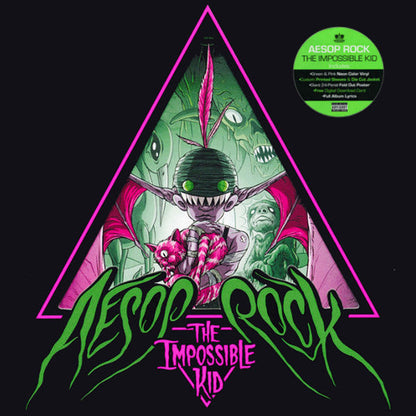 Aesop Rock The Impossible Kid Rhymesayers Entertainment LP, Gre + LP, Pin + Album Mint (M) Mint (M)-