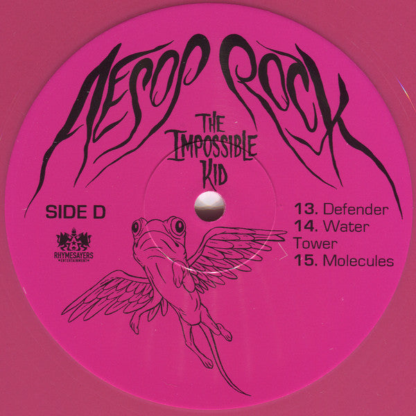 Aesop Rock The Impossible Kid Rhymesayers Entertainment LP, Gre + LP, Pin + Album Mint (M) Mint (M)-
