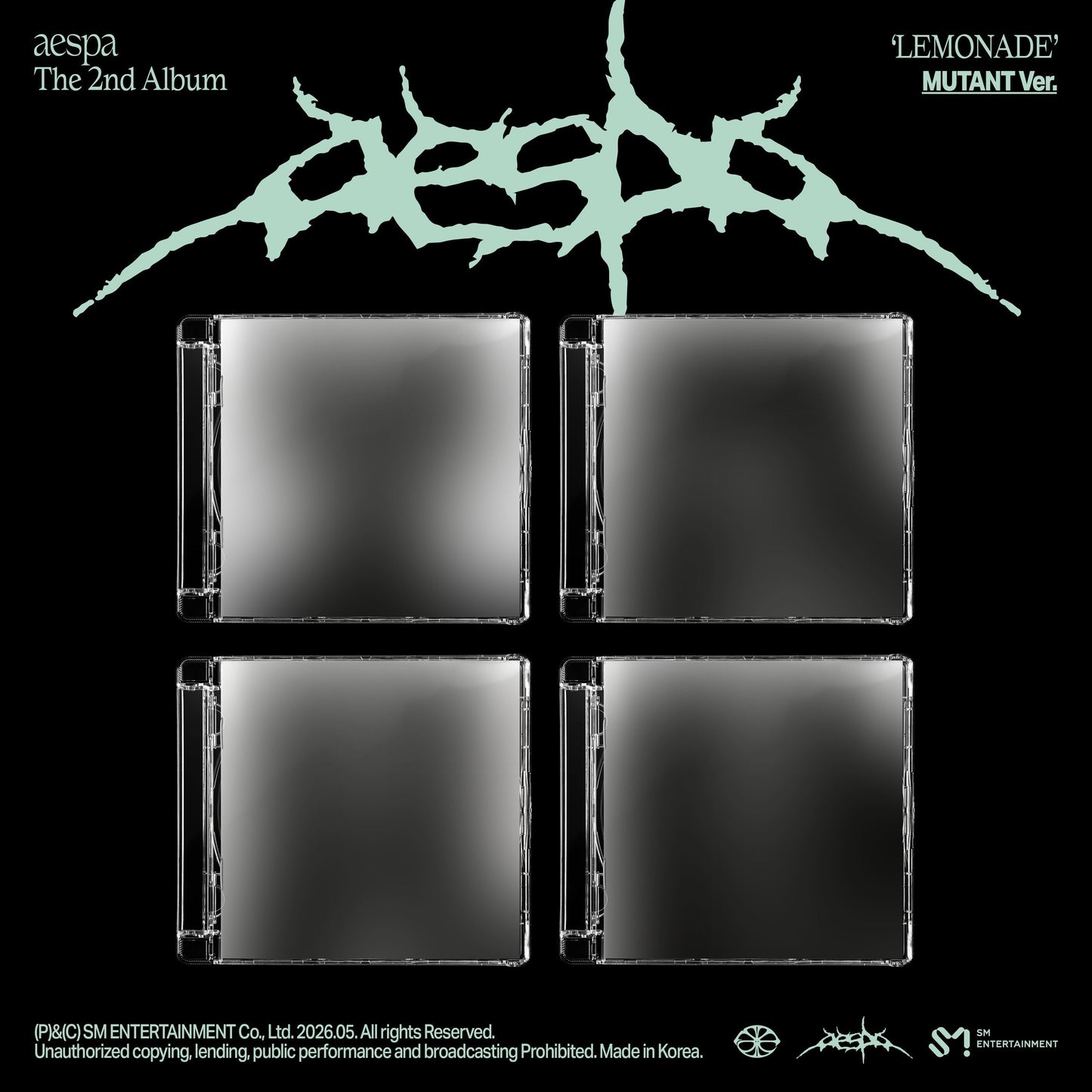 aespa - (PRESALE 5/29/26) The 2nd Album 'Lemonade' (MUTANT VERSION BOOKLET PHOTO CARD CD) | Mint (M) Mint (M)-