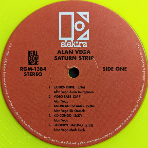 Alan Vega - Saturn Strip | Mint (M) Mint (M)-