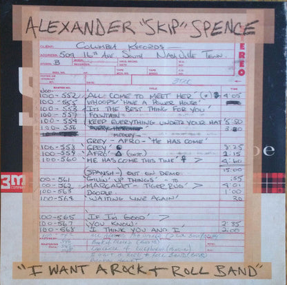 Alexander Spence - I Want A Rock & Roll Band (7" VINYL / RSD) | Mint (M) Mint (M)-