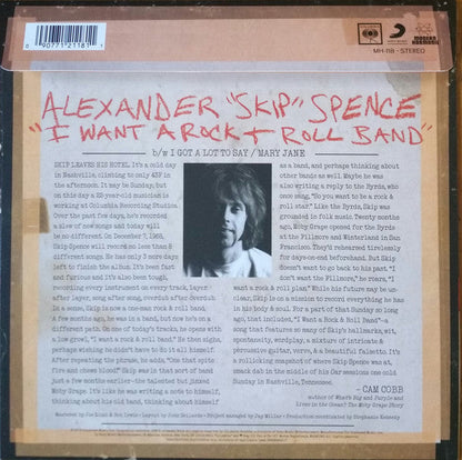 Alexander Spence - I Want A Rock & Roll Band (7" VINYL / RSD) | Mint (M) Mint (M)-