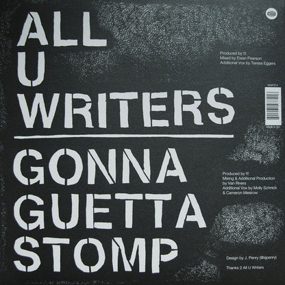 !!! - All U Writers / Gonna Guetta Stomp (VINYL 12") | Mint (M) Mint (M)-