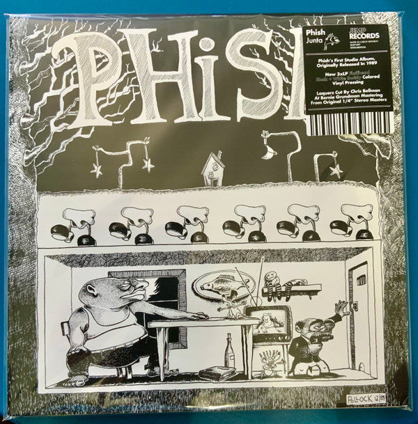 Phish - Junta (FLUFFHEAD BLACK & WHITE SWIRL VINYL) | Mint (M) Mint (M)-