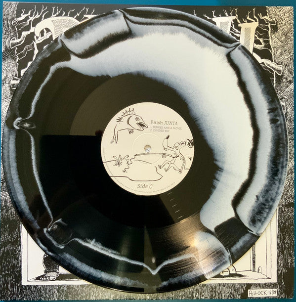 Phish - Junta (FLUFFHEAD BLACK & WHITE SWIRL VINYL) | Mint (M) Mint (M)-