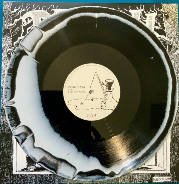 Phish - Junta (FLUFFHEAD BLACK & WHITE SWIRL VINYL) | Mint (M) Mint (M)-