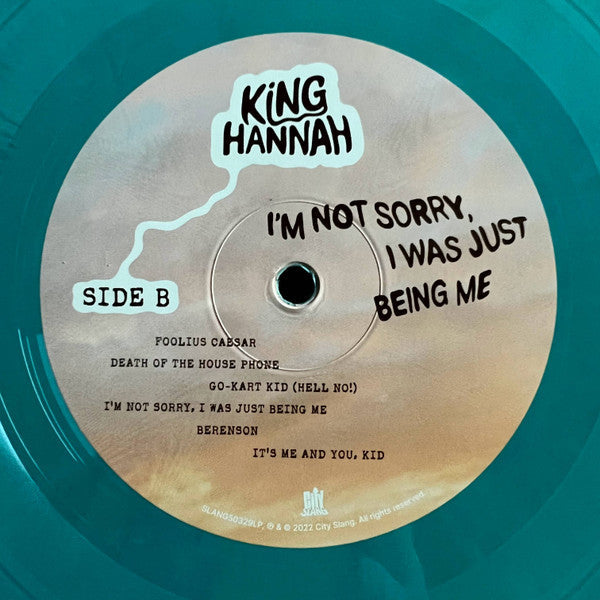 King Hannah - I'm Not Sorry, I Was Just Being Me | Mint (M) Mint (M)-