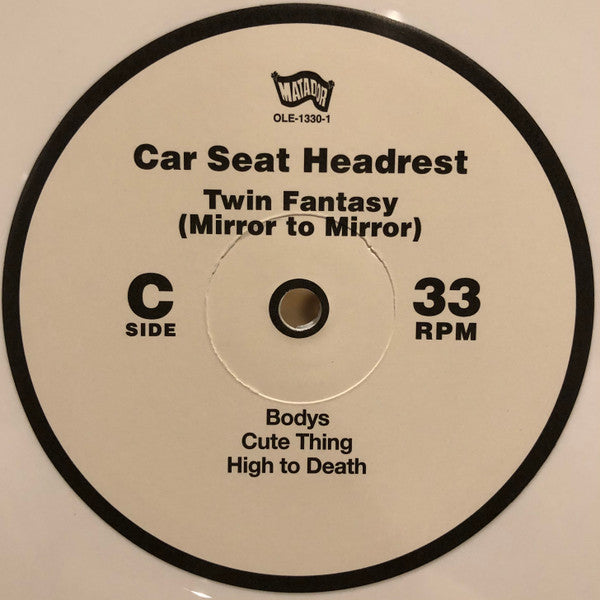 Car Seat Headrest - Twin Fantasy (Mirror To Mirror) (WHITE VINYL) | Mint (M) Mint (M)-