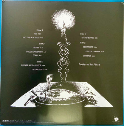 Phish - Junta (FLUFFHEAD BLACK & WHITE SWIRL VINYL) | Mint (M) Mint (M)-