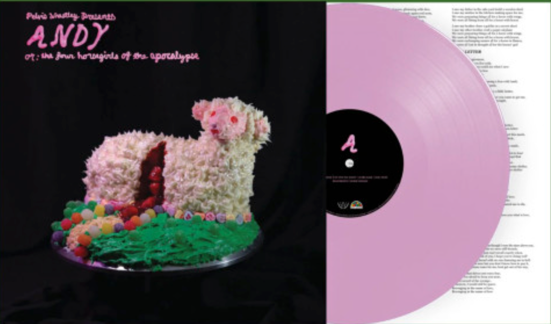 Pelvis Wrestley - Andy, Or: The Four Horsegirls Of The Apocalypse (Pink Frosting VINYL) | Mint (M) Mint (M)-