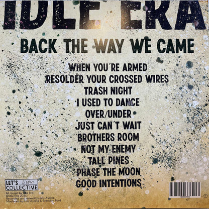 Idle Era - Back The Way We Came (GOLD VINYL) | Mint (M) Mint (M)-