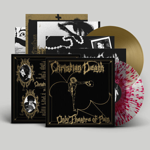 Christian Death - Only Theatre of Pain (POSTER + CLEAR RED SPLATTER & GOLD 2xVINYL) | Mint (M) Mint (M)-