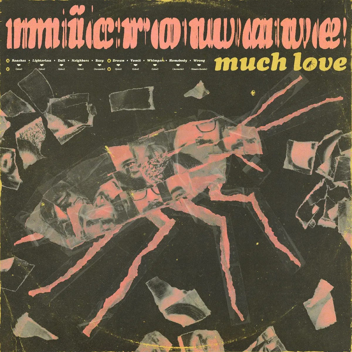 Microwave - Much Love (2x Clear Pink Swirl Vinyl) | Mint (M) Mint (M)-