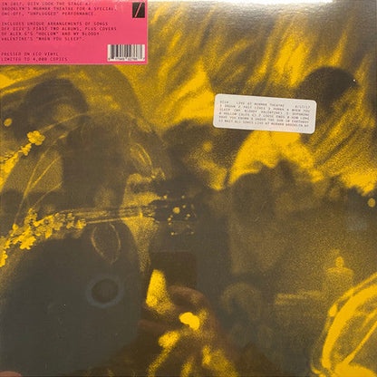 DIIV - Live At Murmrr Theatre (COLOR VINYL RSD) |-