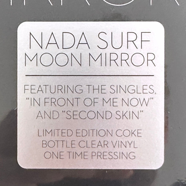 Nada Surf - Moon Mirror (COKE BOTTLE CLEAR) | Mint (M) Mint (M)-