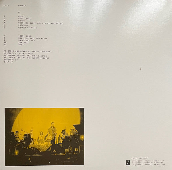 DIIV - Live At Murmrr Theatre (COLOR VINYL RSD) |-
