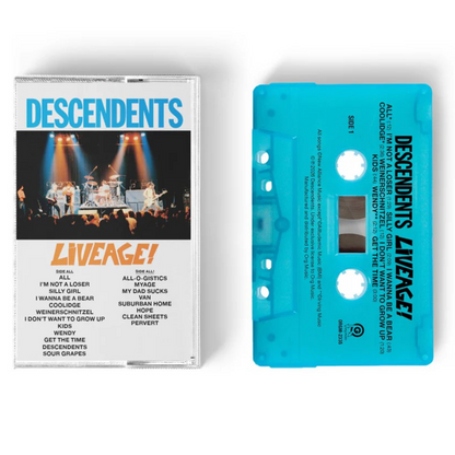 Descendents - (PRESALE 8/14/26) Liveage! (ORANGE CASSETTE ORG MUSIC ORGM2335CASS 2026) | NEW Mint (M) Mint (M)-