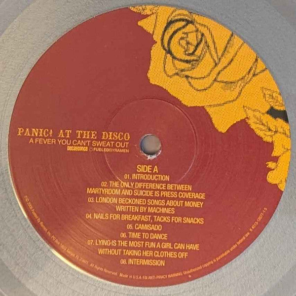 Panic! At The Disco - A Fever You Can't Sweat Out (SILVER VINYL) | Mint (M) Mint (M)-