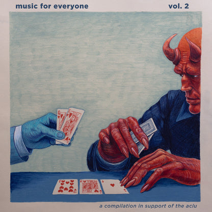 Various Artists - Music For Everyone Vol .2 (2x Oxblood w/ Aqua Blue Swirl Vinyl) | Mint (M) Mint (M)-