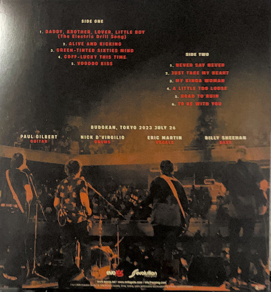 Mr. Big - The Big Finish Lean Into It Live (COLOR VINYL RSD) |-