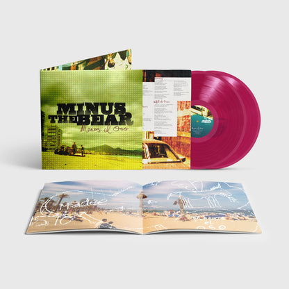Minus The Bear - Menos el Oso (20th Anniversary Deluxe Edition) (2x Translucent Magenta Vinyl) | Mint (M) Mint (M)-