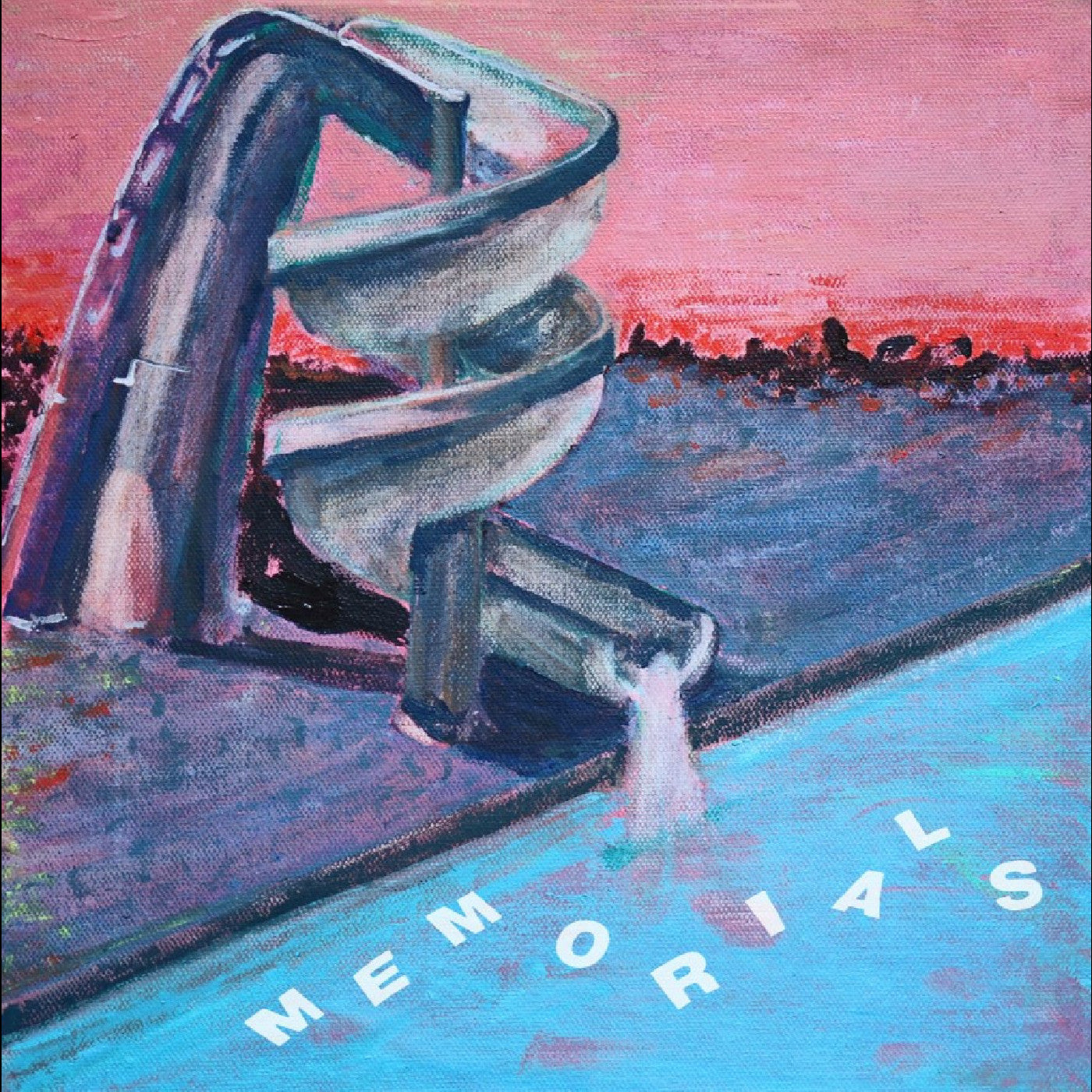 Memorials - Memorial Waterslides (BLUE VINYL LP) | Mint (M) Mint (M)-