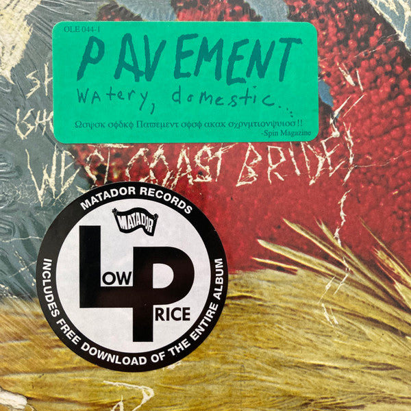 Pavement - Watery, Domestic | Mint (M) Mint (M)-