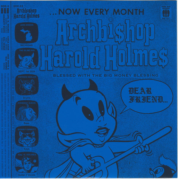 Jack White (2) - Archbishop Harold Holmes (7" VINYL) | Mint (M) Mint (M)-
