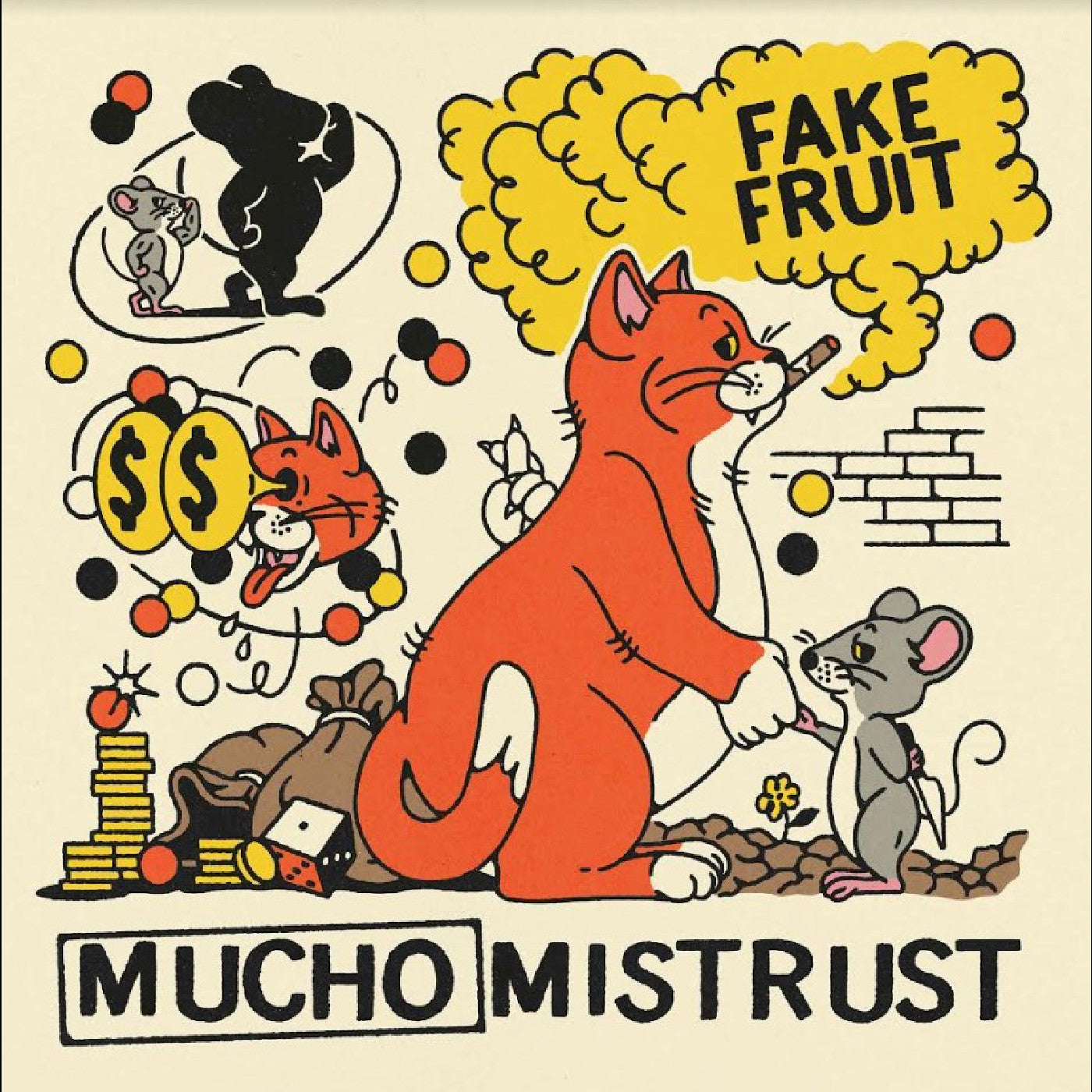 Fake Fruit - Mucho Mistrust (CUTIES ORANGE VINYL) |-