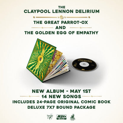 The Claypool Lennon Delirium - The Great Parrot-Ox And The Golden Egg Of Empathy (COMIC BOOK + CD) | Mint (M) Mint (M)-