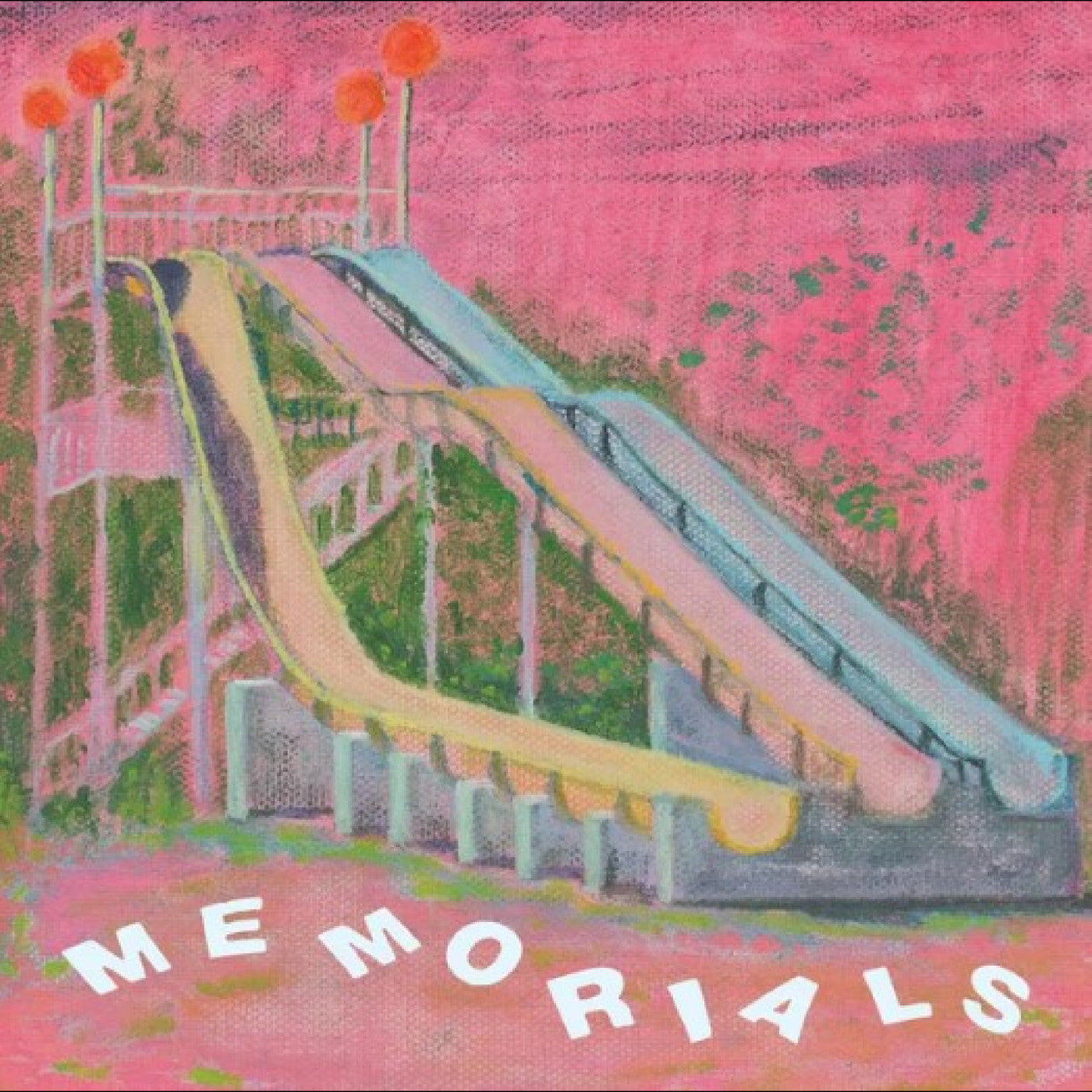 Memorials - Another Waterslide / Memorial Bells (INDIE EXCLUSIVE, NEON ORANGE VINYL) (Vinyl) | Mint (M) Mint (M)-