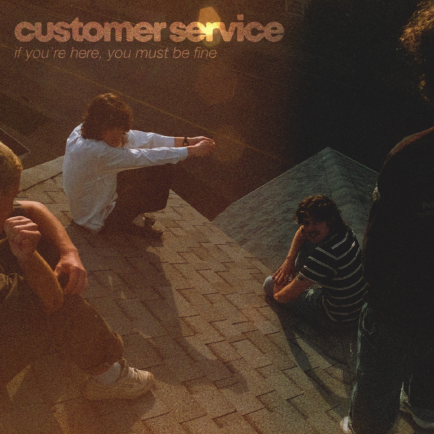 Customer Service - If You're Here, You Must Be Fine (TRANSLUCENT ORANGE VINYL) |-