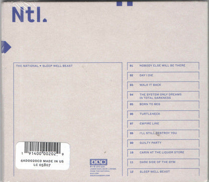 The National - Sleep Well Beast (CD) | Mint (M) Mint (M)-