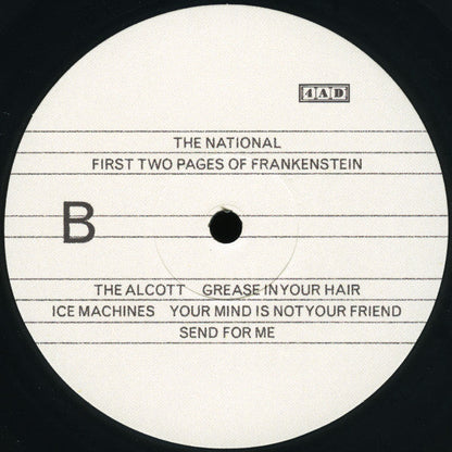 The National - First Two Pages Of Frankenstein | Mint (M) Mint (M)-