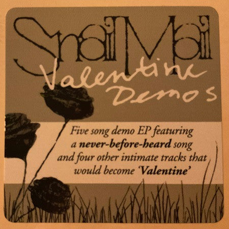 Snail Mail (2) - Valentine Demos | Mint (M) Mint (M)-