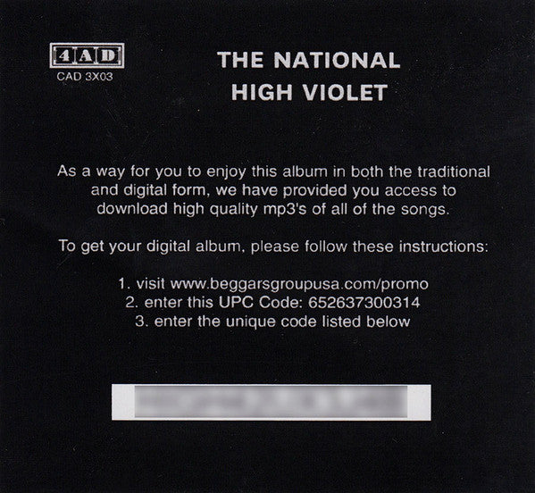 The National - High Violet | Mint (M) Mint (M)-