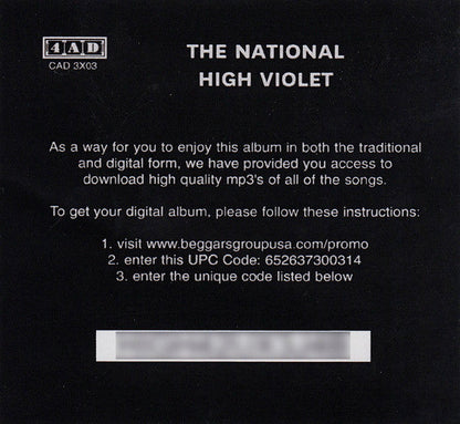 The National - High Violet | Mint (M) Mint (M)-