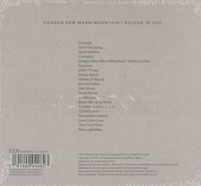 Big Thief - Dragon New Warm Mountain I Believe In You (CD) |-