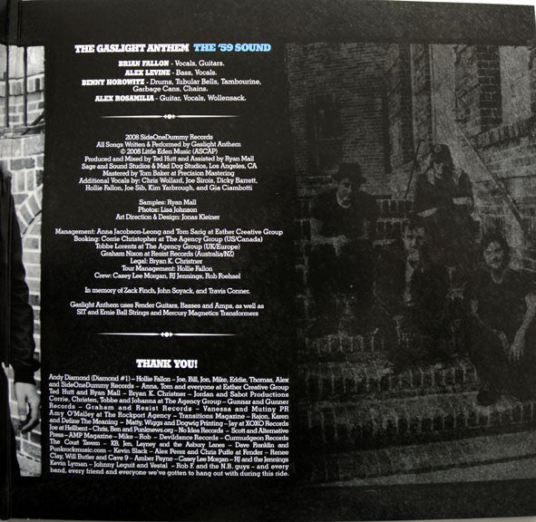 The Gaslight Anthem - The '59 Sound | Mint (M) Mint (M)-