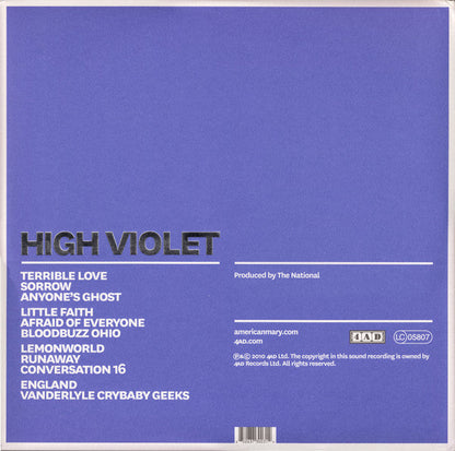 The National - High Violet | Mint (M) Mint (M)-