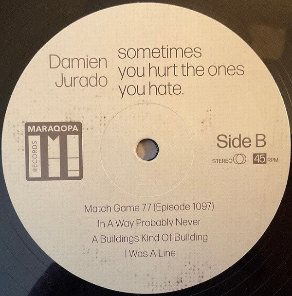 Damien Jurado - Sometimes You Hurt The Ones You Hate. (VINYL) | Mint (M) Mint (M)-