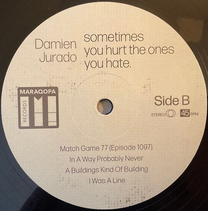 Damien Jurado - Sometimes You Hurt The Ones You Hate. (VINYL) | Mint (M) Mint (M)-