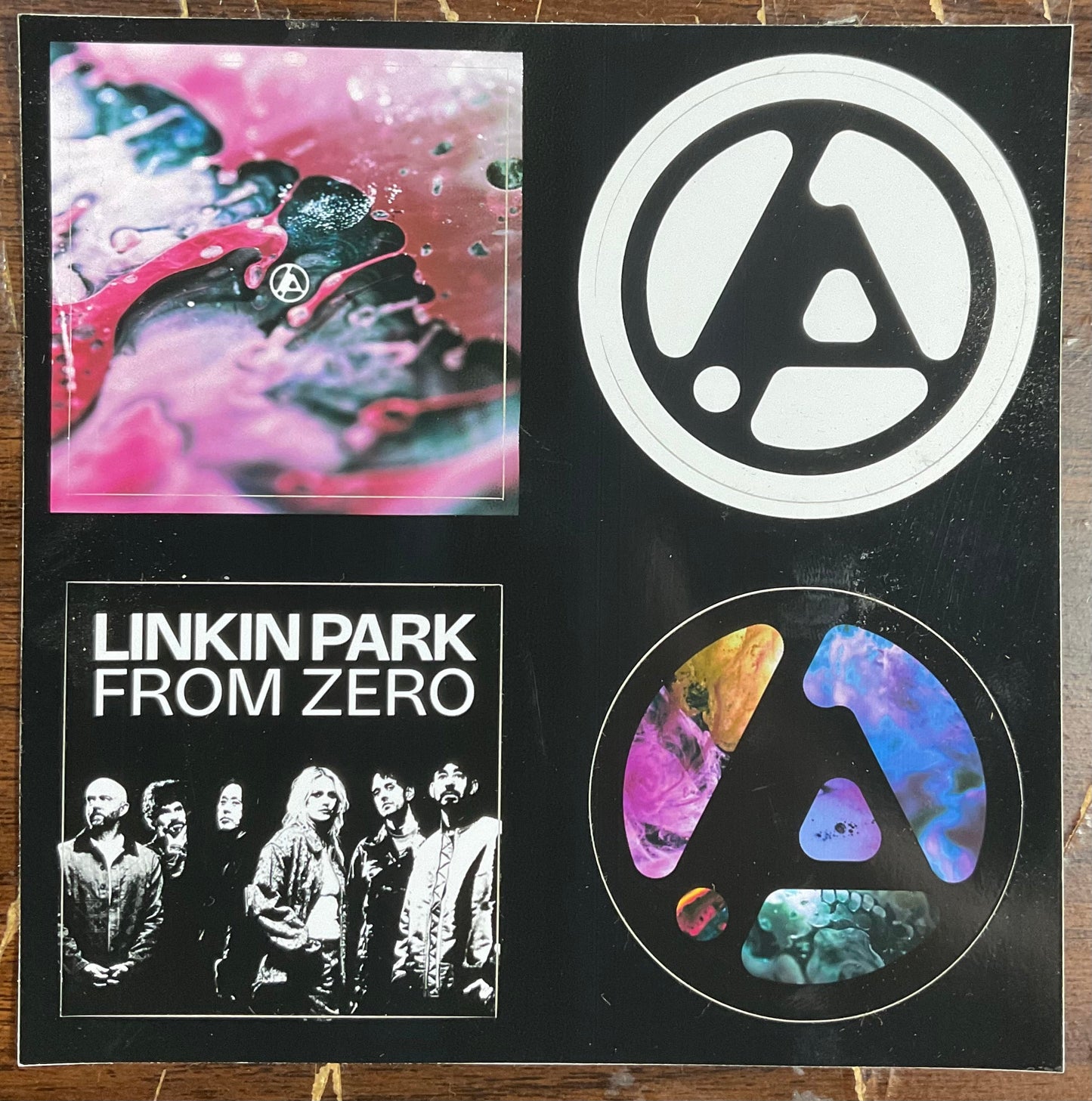 LINKIN PARK - FROM ZERO *4 STICKER PROMO SET* | Mint (M)-