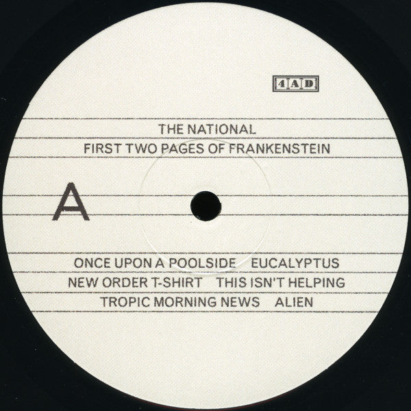 The National - First Two Pages Of Frankenstein | Mint (M) Mint (M)-