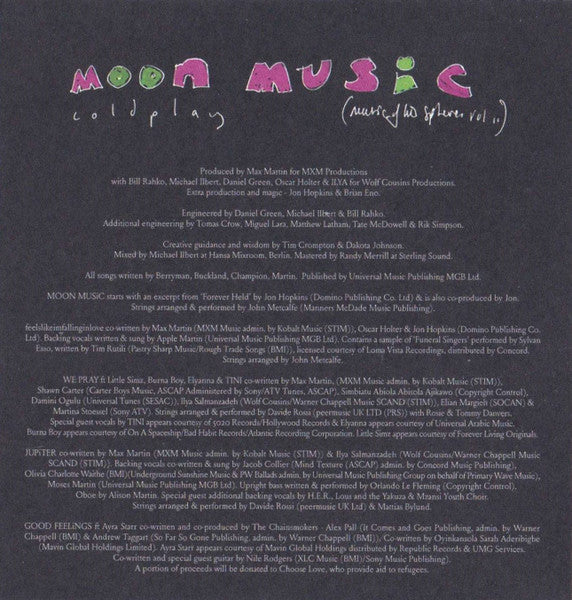 Moon Music (CD / NOTEBOOK) | Mint (M) Mint (M)-