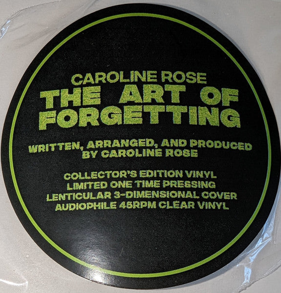 The Art Of Forgetting (CLEAR VINYL) | Mint (M) Mint (M)-